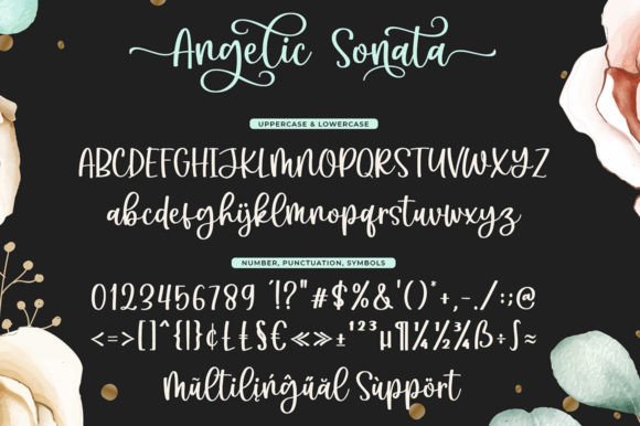 Angelic Sonata Font - Preview 4