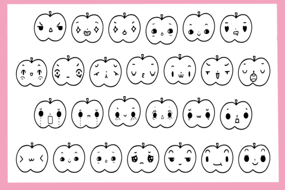 Apple Emotion Font - Preview 1