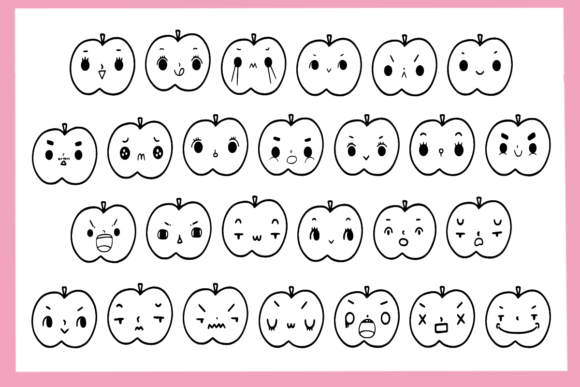 Apple Emotion Font - Preview 2