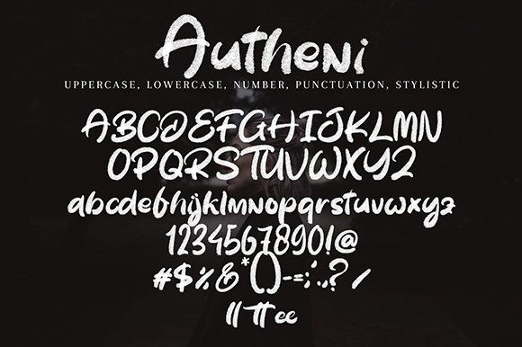 Autheni Font - Preview 6