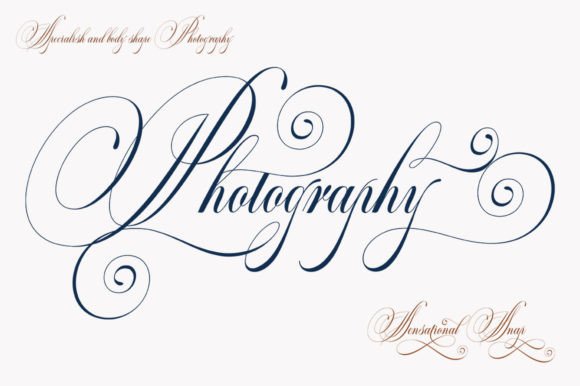 Classical Calligraphy Font - Preview 2