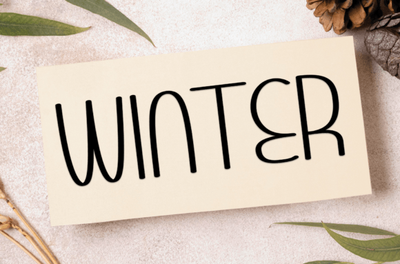 Cold Climate Font - Preview 1