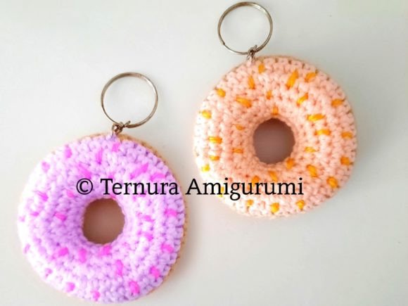 Donut Keychain Crochet Pattern