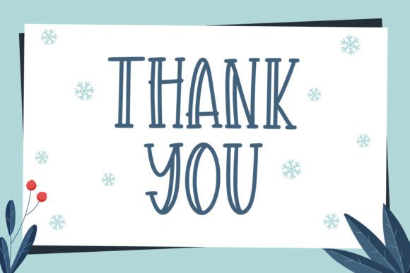Famous Winter Font - Preview 4