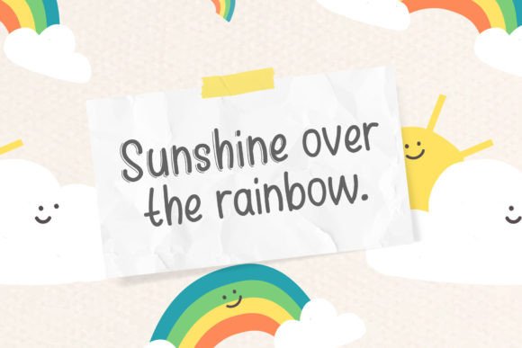 Flora Notes Font - Preview 3