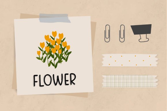Flora Notes Font - Preview 4