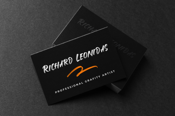 Forward Brush Font PNG with transparent background - Preview 3