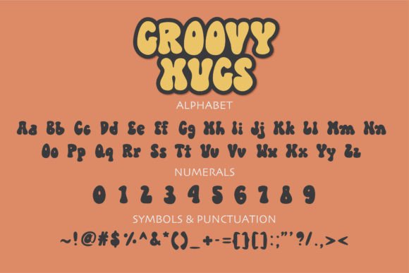 Groovy Hugs Font - Preview 1