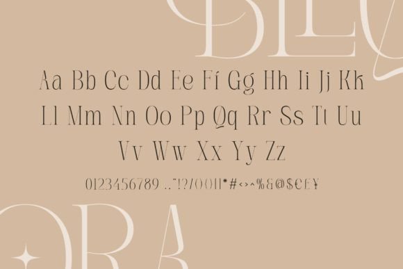 Moerva Font PNG with transparent background - Preview 4