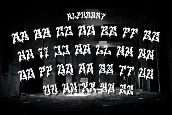 Monolord Font PNG with transparent background - Preview 1
