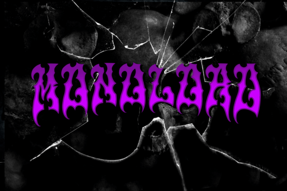 Monolord Font PNG with transparent background - Preview 3