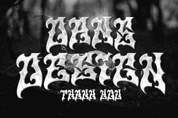 Monolord Font PNG with transparent background - Preview 5