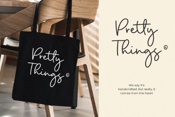 Monstera Garden Font PNG with transparent background - Preview 2