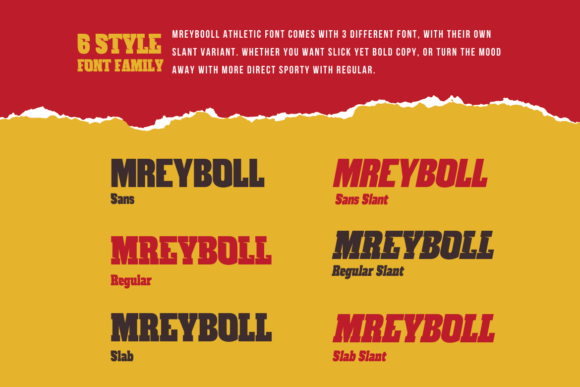 Mreyboll Font PNG with transparent background - Preview 1