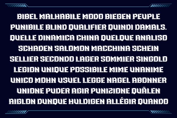 Naxmos Font font preview - 2