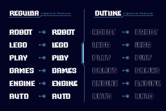 Naxmos Font font preview - 3