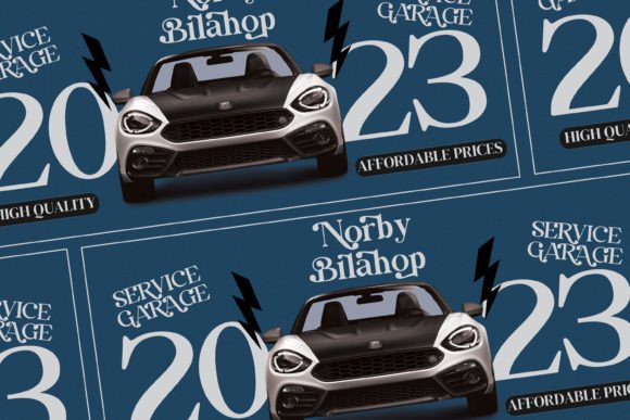 Norby Bilahop Font PNG with transparent background - Preview 3