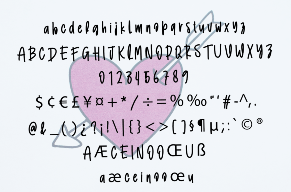 Picture Book Font PNG with transparent background - Preview 5