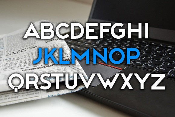 Publishers Font PNG with transparent background - Preview 2
