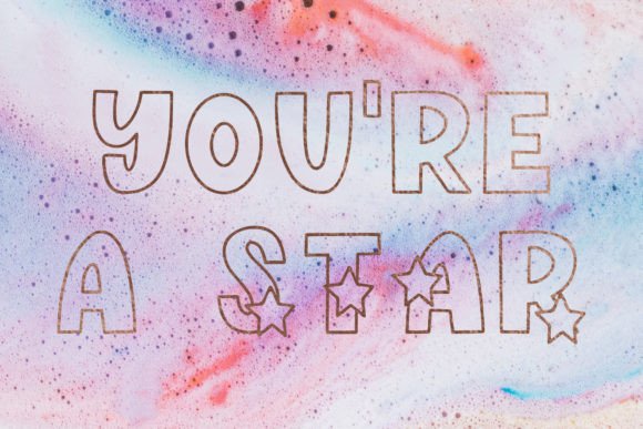 Shine Bright Font PNG with transparent background - Preview 4