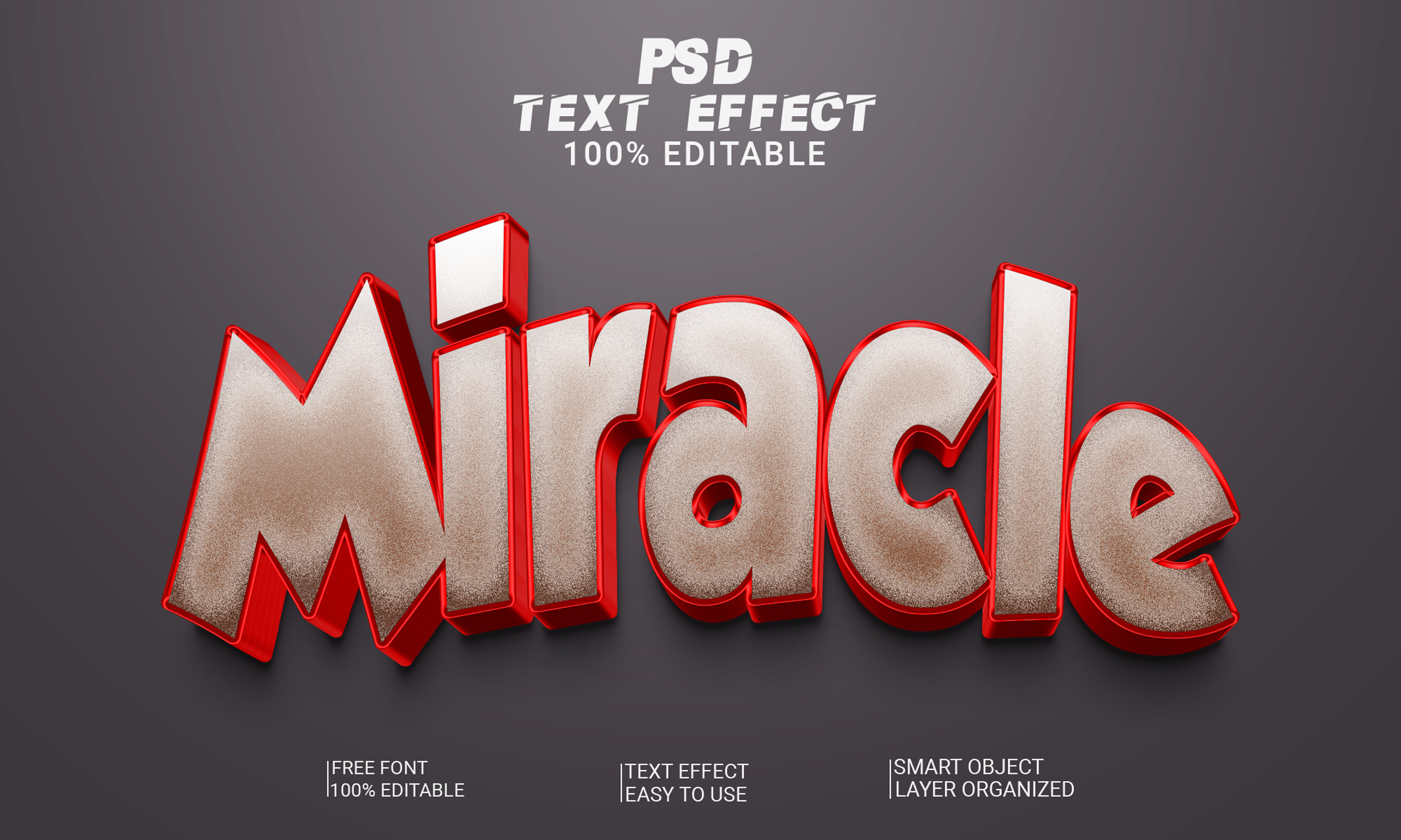 3D Editable Text Effect Style Graphic by Imamul0 · Creative Fabrica