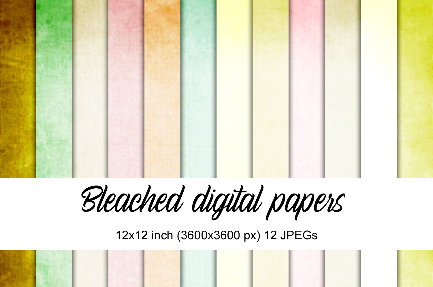 Bleached Papers Graphic by Andrea Kostelic · Creative Fabrica