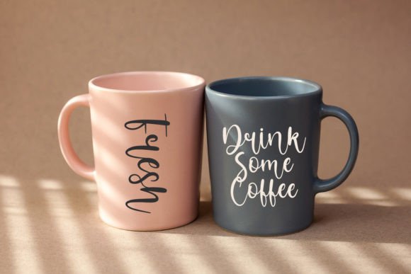 Shining Blossom Font PNG with transparent background - Preview 3