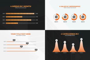 4 Value Infographic Charts After Effects