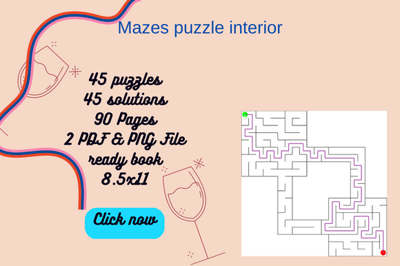 44 Double Corridor Shaped Mazes Puzzle Graphic by Prottayon · Creative ...