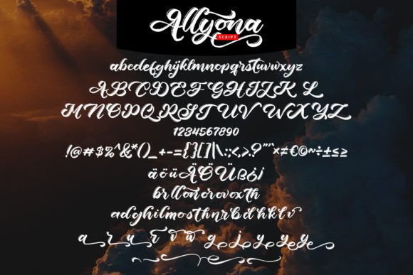 Allyona Font - Preview 4