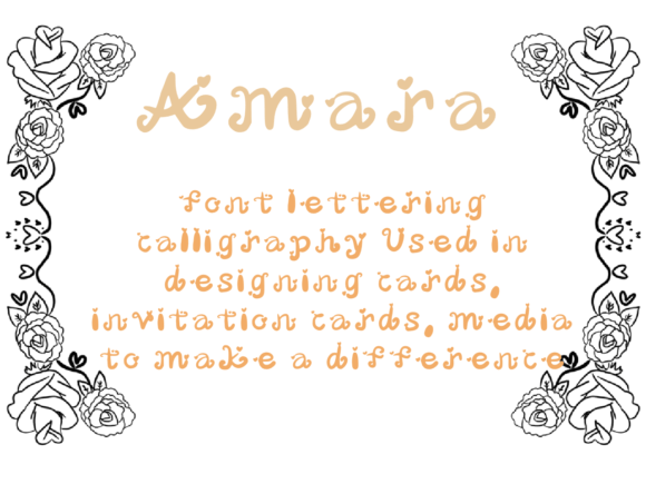 Amara Font - Preview 1