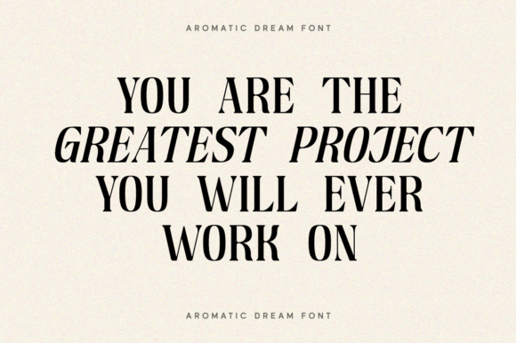 Aromatic Dream Font - Preview 5