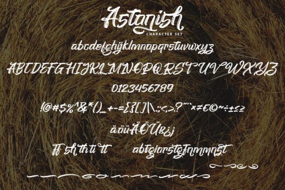 Astonish Font - Preview 4