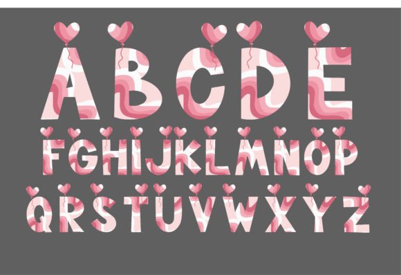 Balloon of Love Font - Preview 1