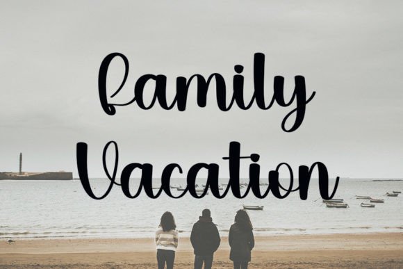 Beach in Valentine Font - Preview 1