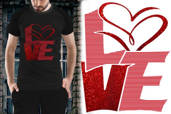 Best Valentine Day Love T-shirt Design