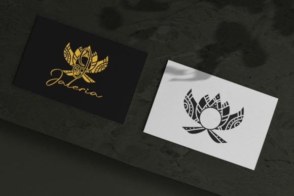 Bright Lotus Mandala Monogram Font - Preview 1