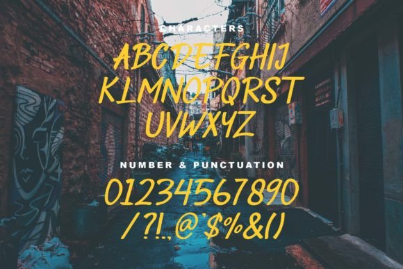 Chainsaw Font - Preview 1