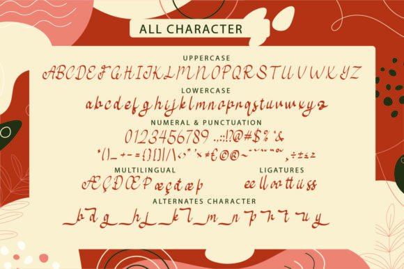 Coopucake Font PNG with transparent background - Preview 5