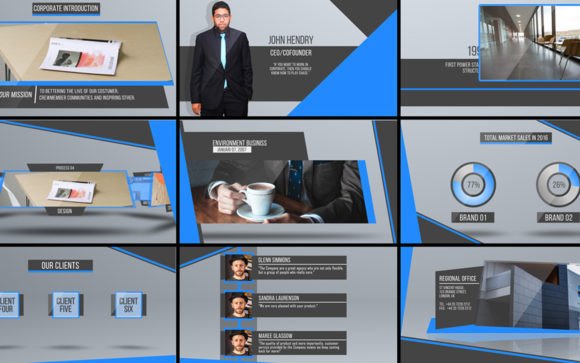 Corporate Presentation | After Effects Gráfico Gráficos en Movimiento Por minnapicture