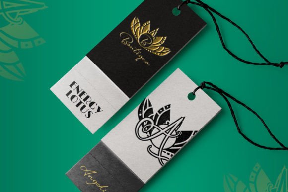 Energy Lotus Mandala Monogram Font - Preview 2