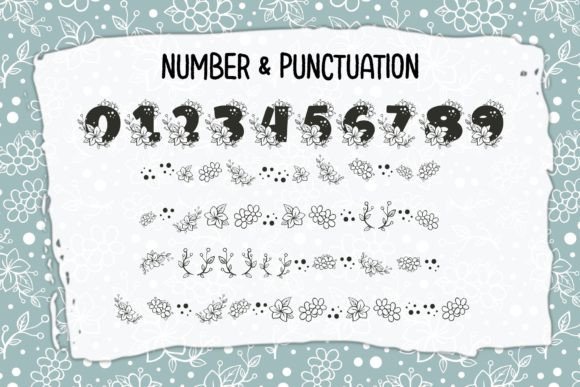 Flowers Corner Font - Preview 2