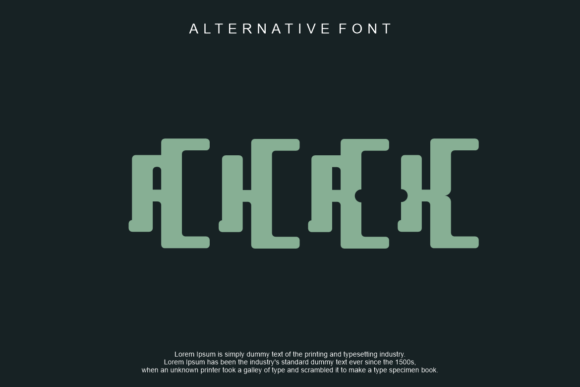 Groxy Angproak Font - Preview 5
