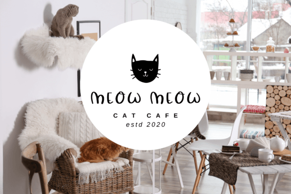 Lazy Cat Font PNG with transparent background - Preview 5