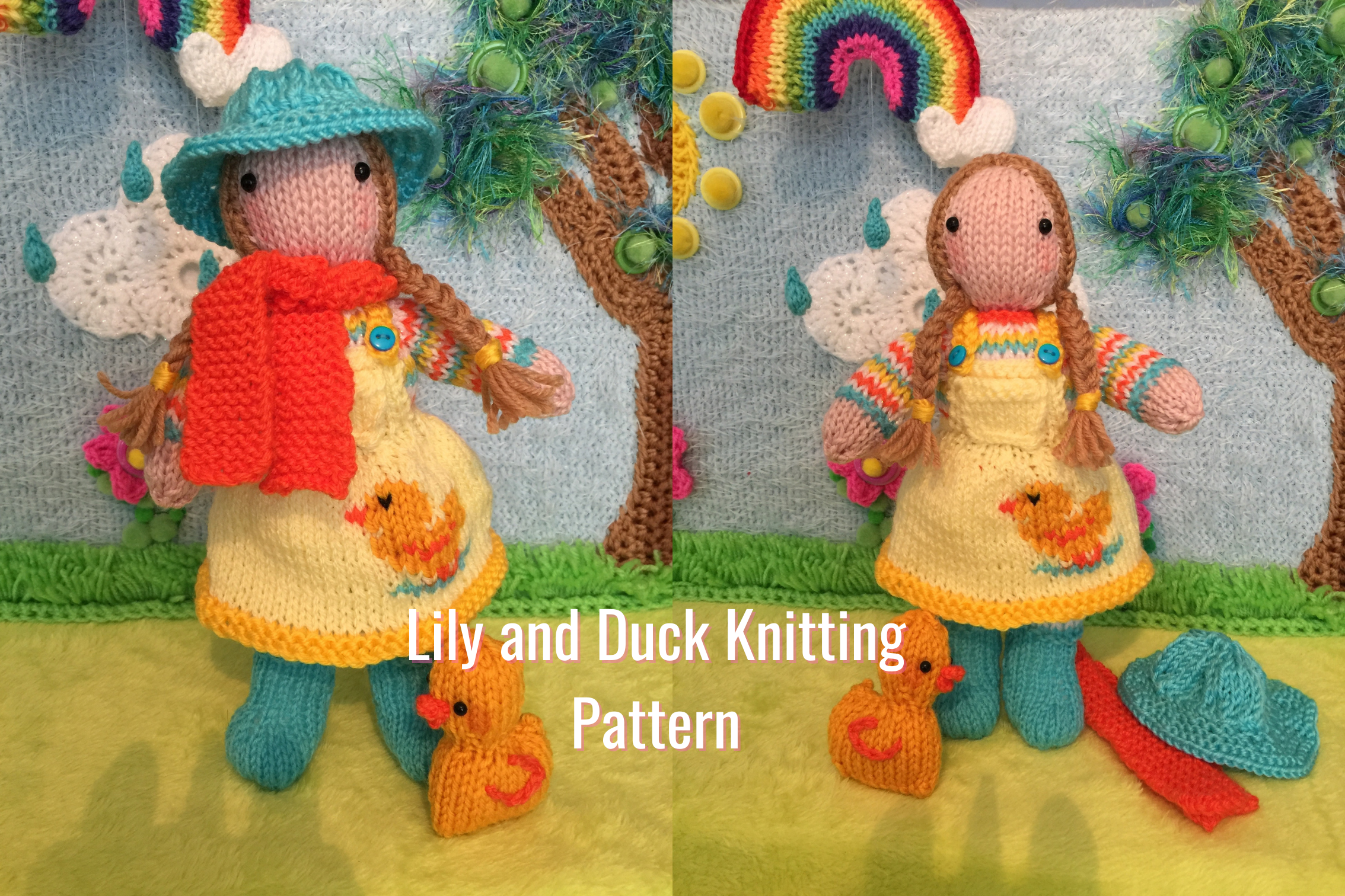 Lily and Duck Knitting Pattern