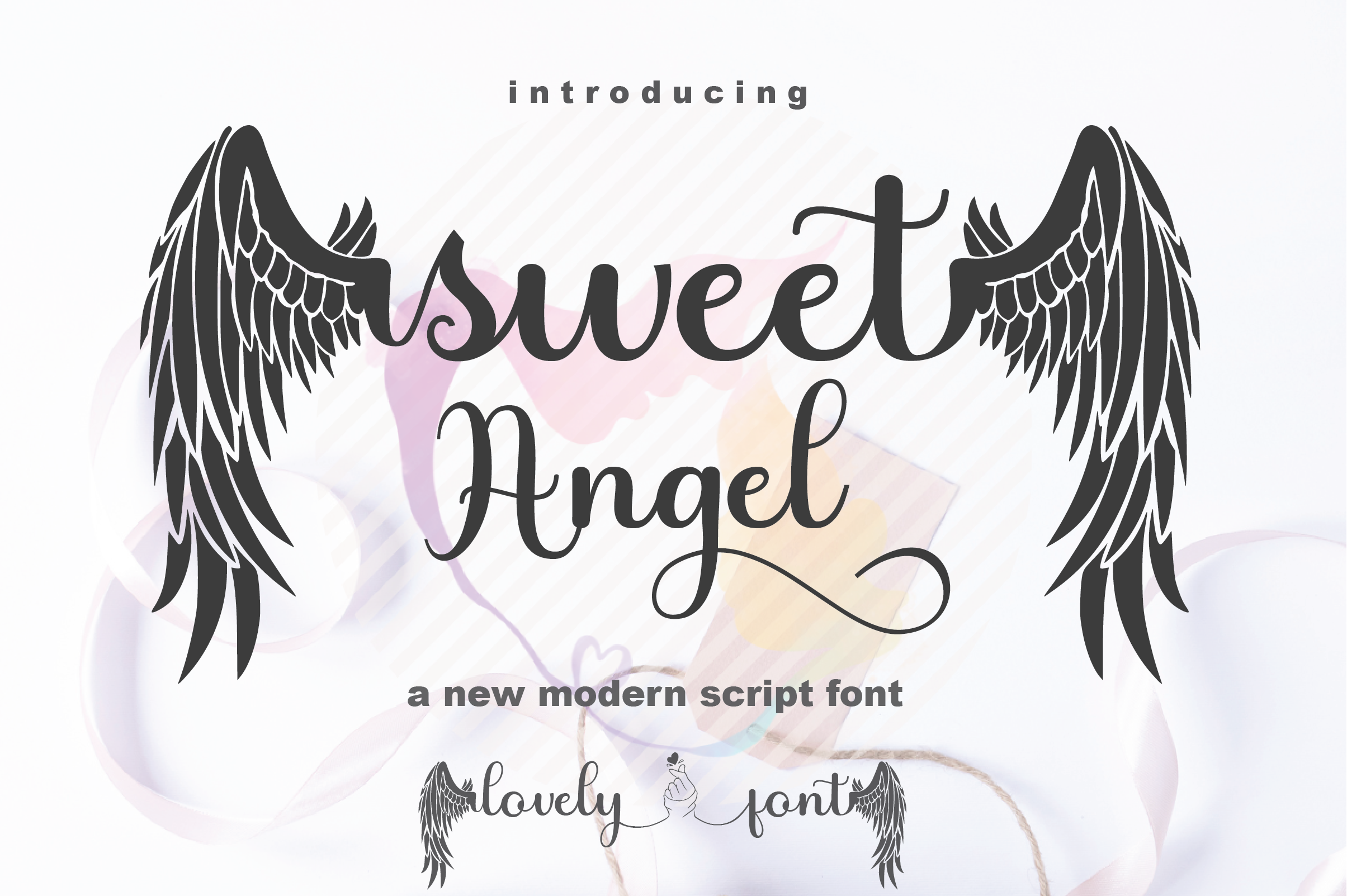 Sweet Angel Font by cocodesign · Creative Fabrica