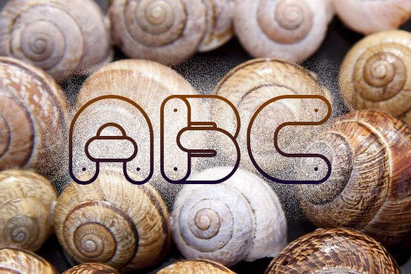 Baked Snails Font - Preview 2