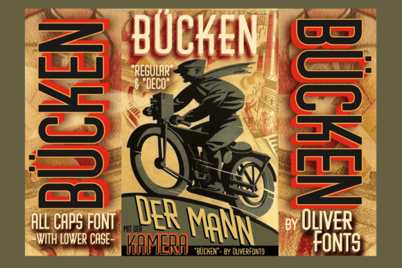 Bucken Font - Preview 1