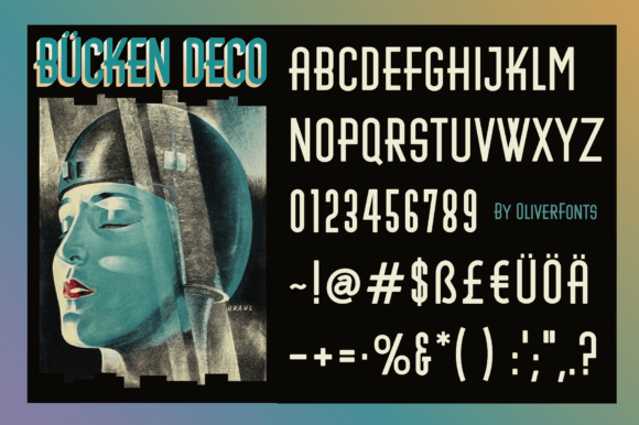 Bucken Font - Preview 2