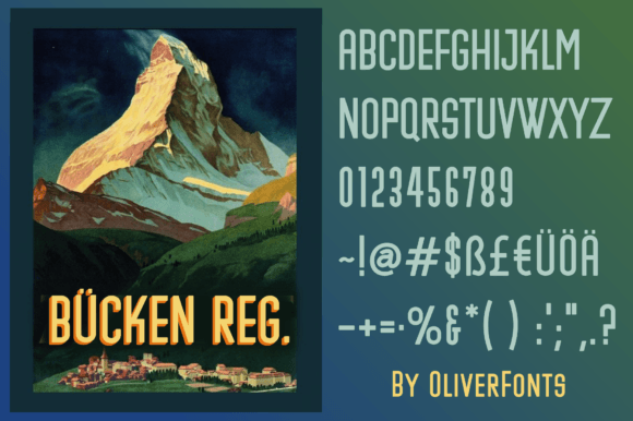 Bucken Font - Preview 4